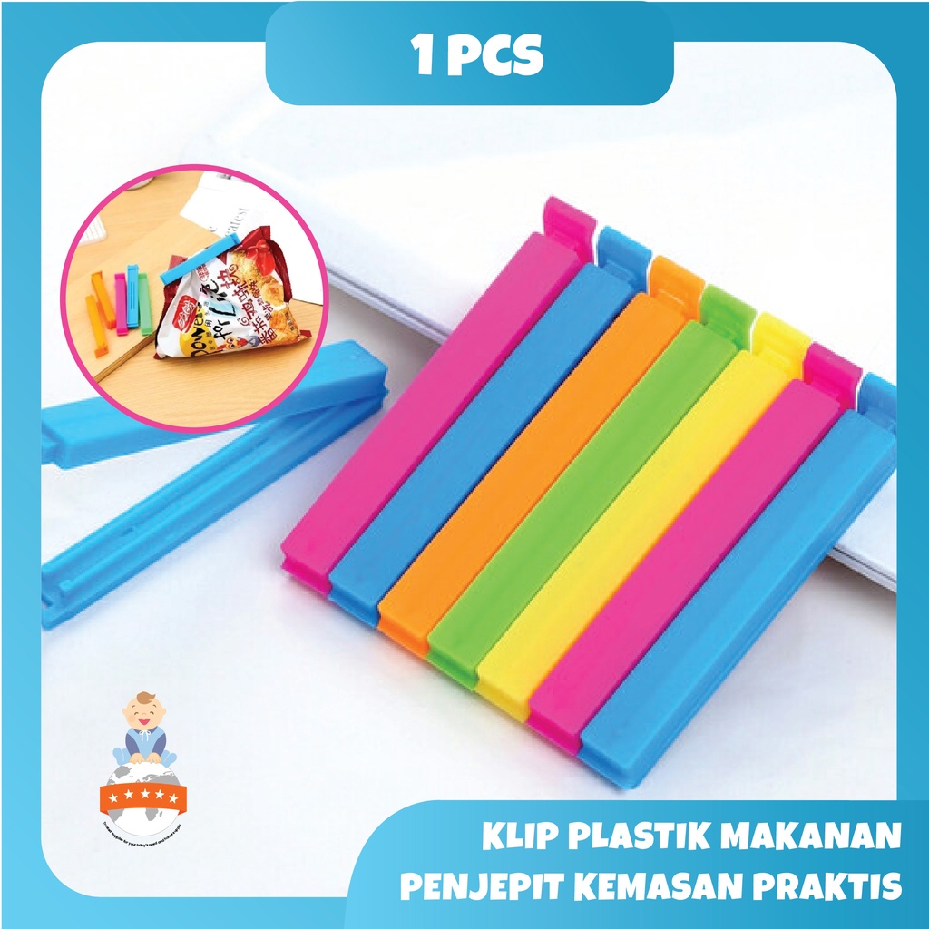 Klip Plastik Makanan Penjepit Kemasan Praktis