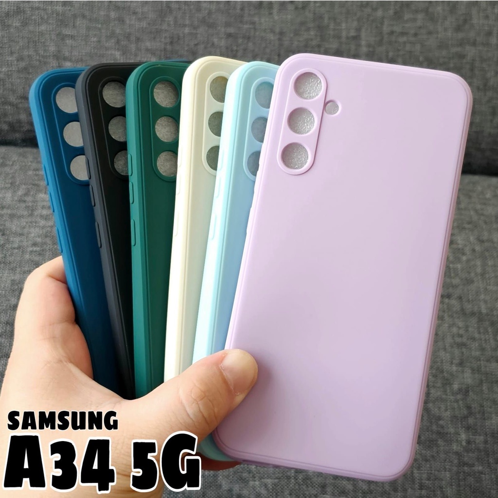 Soft Case Samsung A54 5G/A34 5G Macaron Candy Warna warni