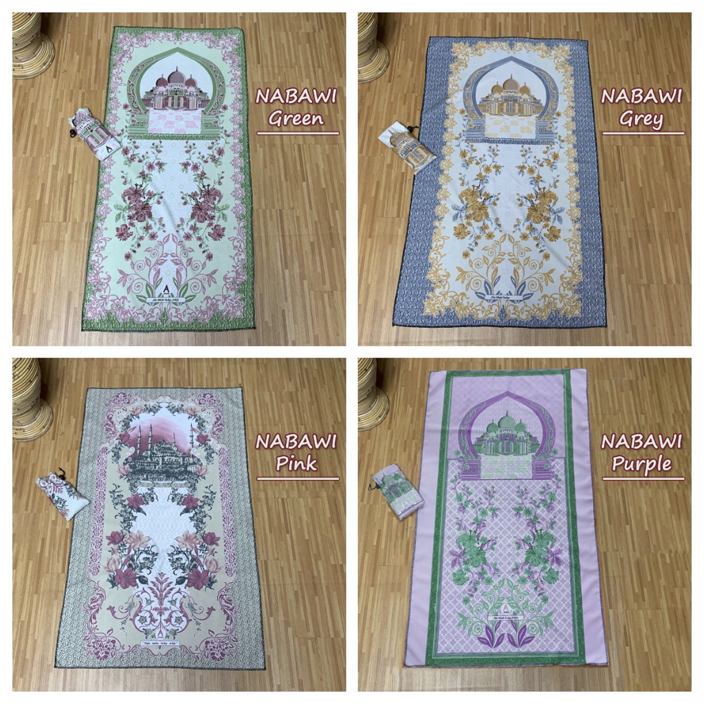 Nabawi Sajadah Travel Jumbo sejadah traveling pouch souvenir haji Umroh pernikahan