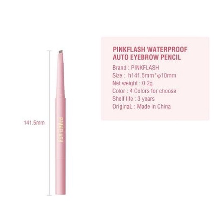 ^ KYRA ^ Pinkflash Automatic Eyebrow Waterproof Pensil Alis Auto PF-E09 Eye Brow