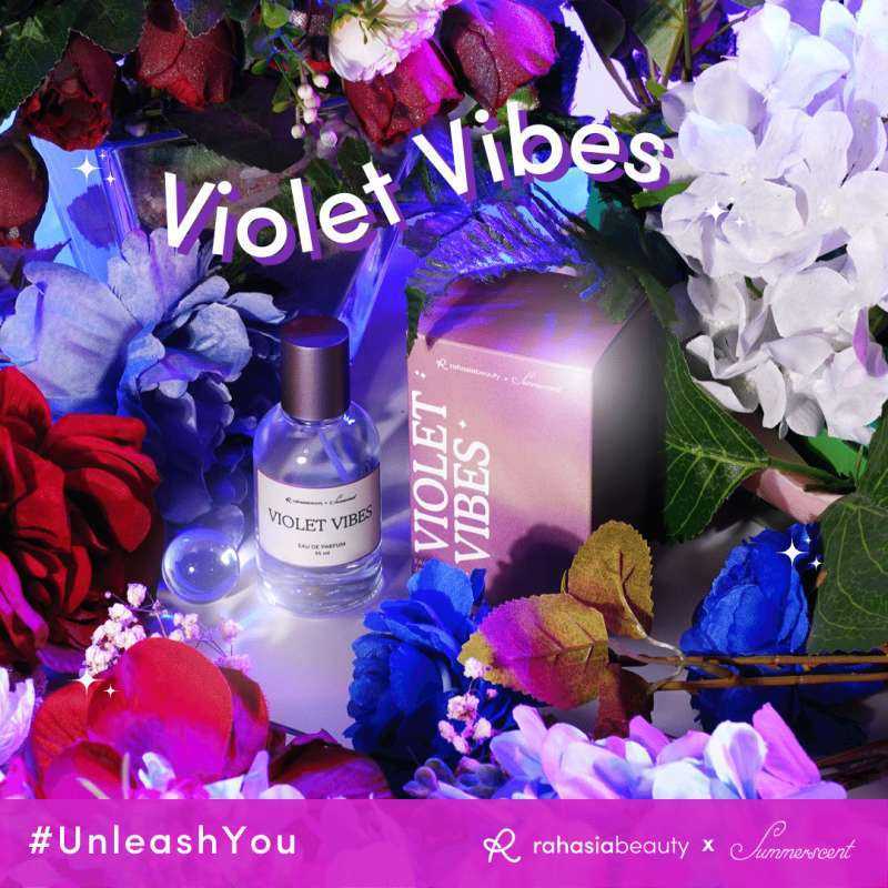 Parfum EDP Violet Vibes Rahasia Beauty X Summerscent Eau de Perfume