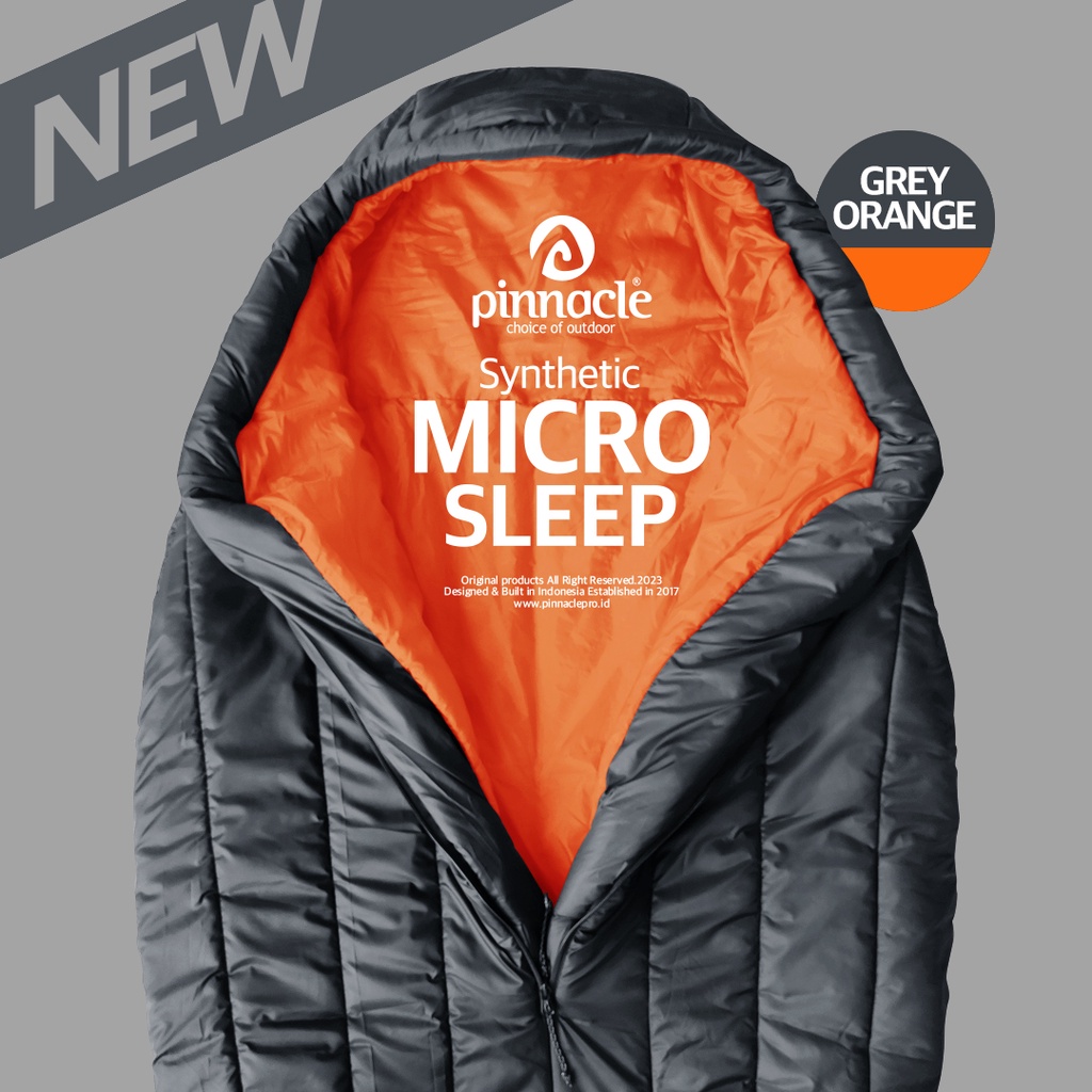 Pinnacle Synthetic Micro Sleep - Grey Orange