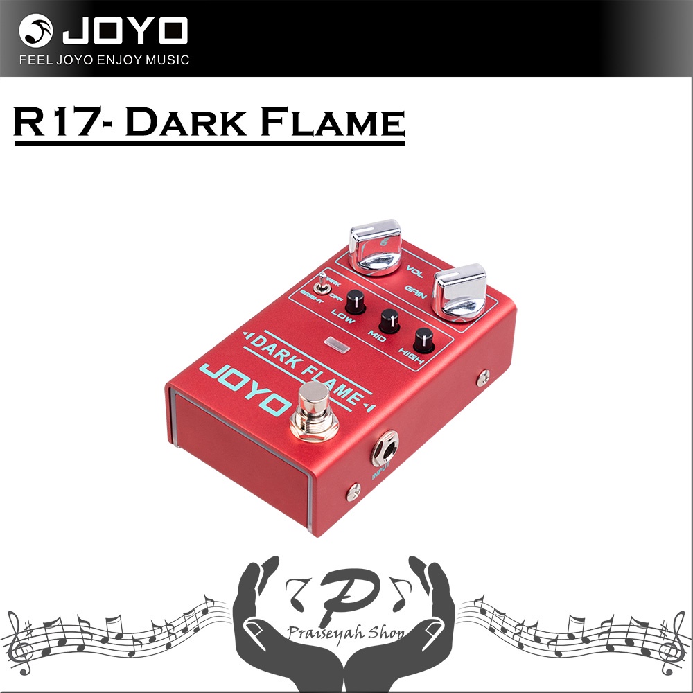 Joyo R17 Dark Flame Pedal Efek Gitar Distortion Original R-17