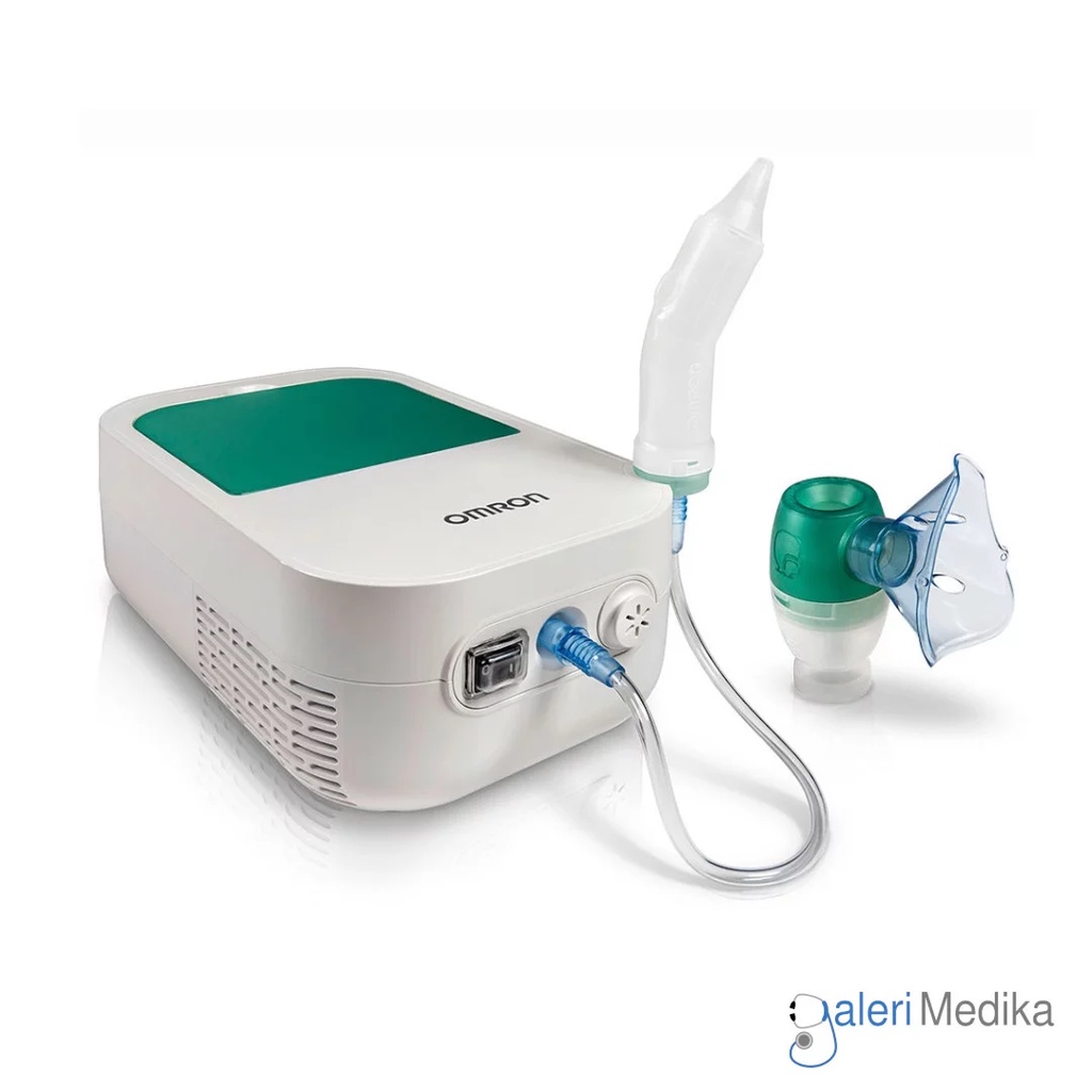 Omron DuoBaby NE-C301 / NEC301 / NE C 301 Compressor Nebulizer dengan Nasal Aspirator - Alat Uap Nebuliser