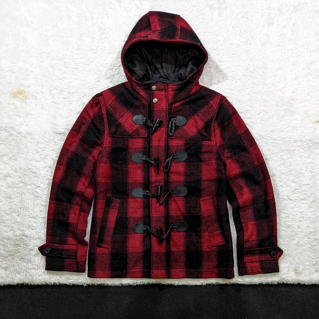 374 - Jaket Flannel Wol Wanita Dewasa High Quality Product Motif Kotak Winter Musim Dingin Second Mu