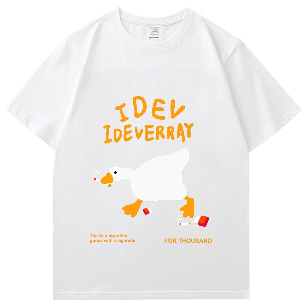 Mokokomo Kaos T-shirt IDEV Oversize Atasan Oversize Unisex