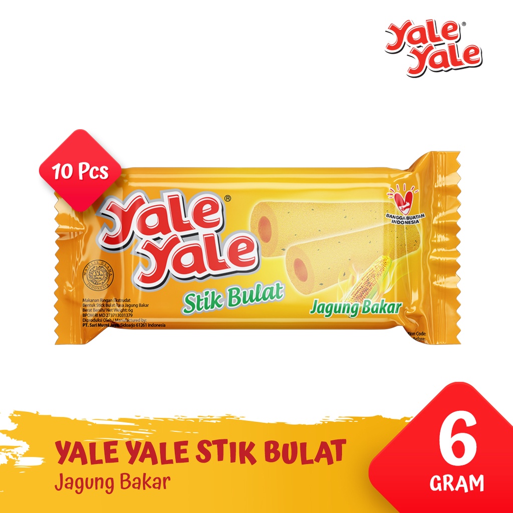 Yale Yale Stik Bulat - Jagung Bakar [10 Pcs]