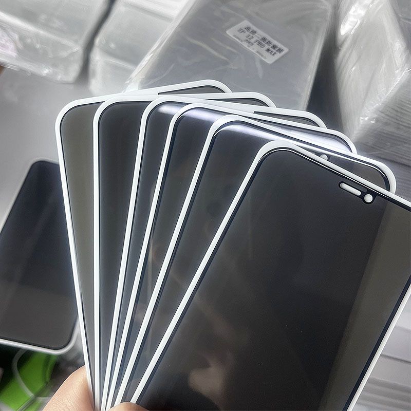 FY Anti SPY FULL layar Tempered Glass for Iphone  6 6s 6+ 6s+ 7 8 7+ 8+ SE X Xr Xs Max 11 12 13 14 14+ Plus Pro SE