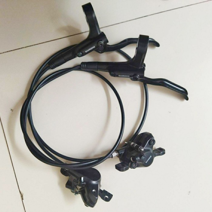 Terlaris Tromol Rem Hidrolik Shimano Mt200 Kiri Belakang Kiri Depan No Tektro Brakeset