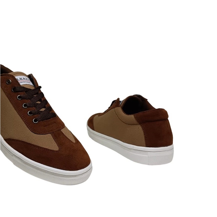 ABRAHAM CLASSIC BIG SIZE | Sepatu Pria Sneaker Jumbo Premium Sneker Tali Casual Cowok Ukuran Besar 39-44