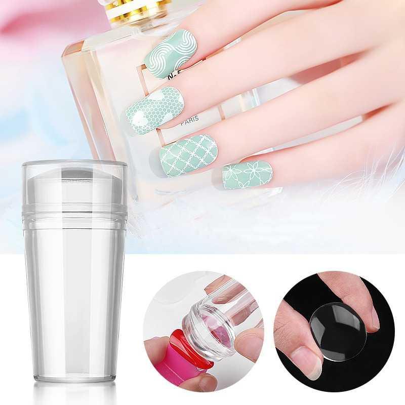 Stamp Kuku Silicone Nail Stamper Nail Art - MD09 - Transparent