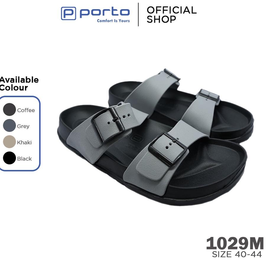 ✾YuO Porto 1029M  Sandal Pria Sandal Selop Porto Original ✾ ➠
