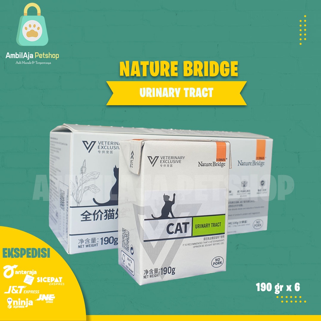 NATURE BRIDGE Urinary Wet Cat Food isi 6 x 190gr