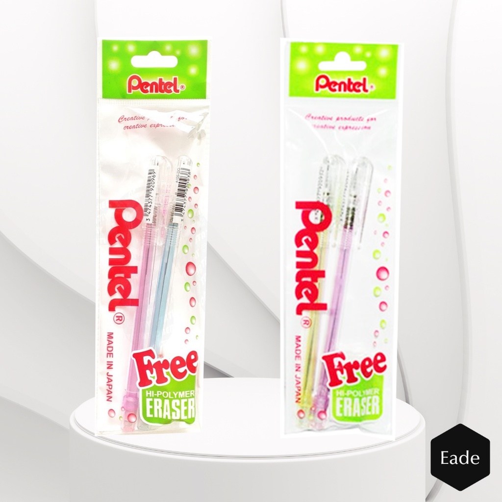 

Pensil Mekanik Pentel Caplet 0.5 MM A-105 Set Isi 2 (Free Penghapus)