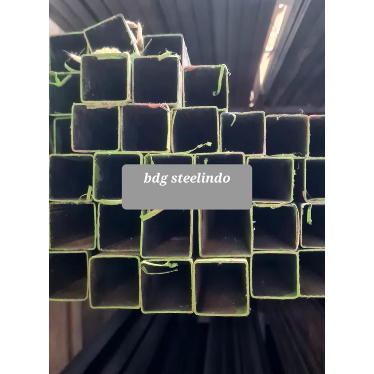 Besi Hollow hitam 5x5/besi holo hitam 50x50 FULL