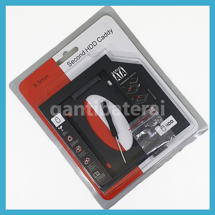 SSD HDD Caddy SATA 9.5 mm untuk laptop fujitsu slim