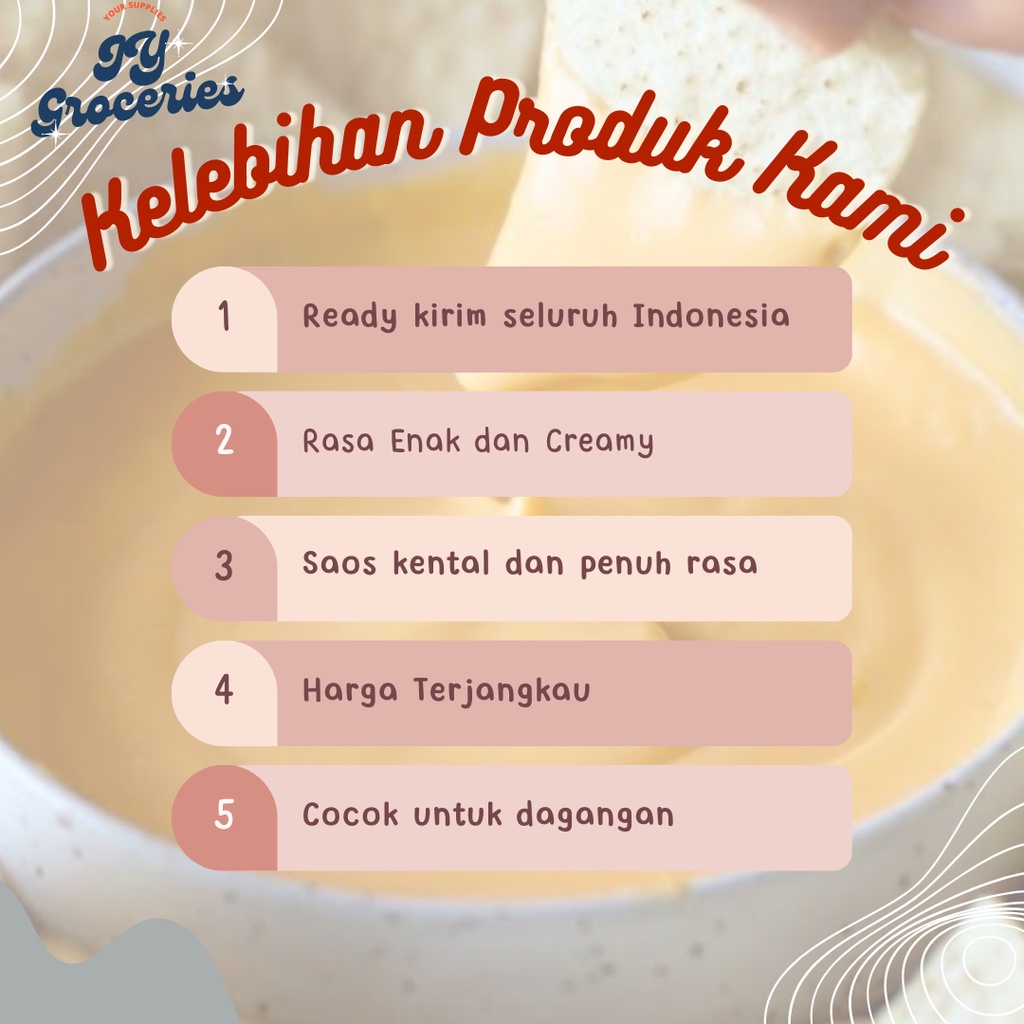 

KTr190 Saos Saus Cheese Mayo Halal Creamy 250ml