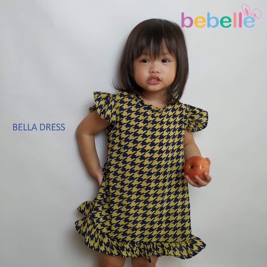 BEBELLE BELLA DRESS BD001 BAJU ANAK CEWEK