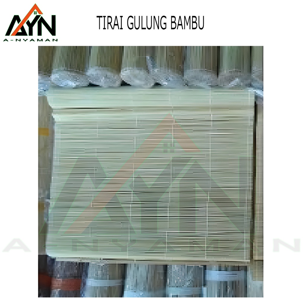 krey bambu lidi kecil warna natural / tirai bambu gulung bisa bayar di tempat 60cm X 100cm