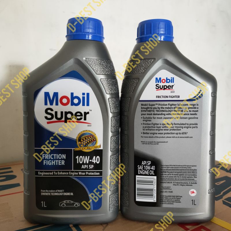 Oli mobil bensin &quot;Mobil1&quot; Super 2000 SAE 10W/40 - 1 liter