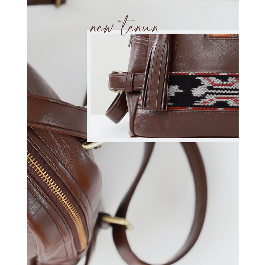 Tako Bags - Ransel Etnik Multifungsi - Gi Darkbrown Ethnic