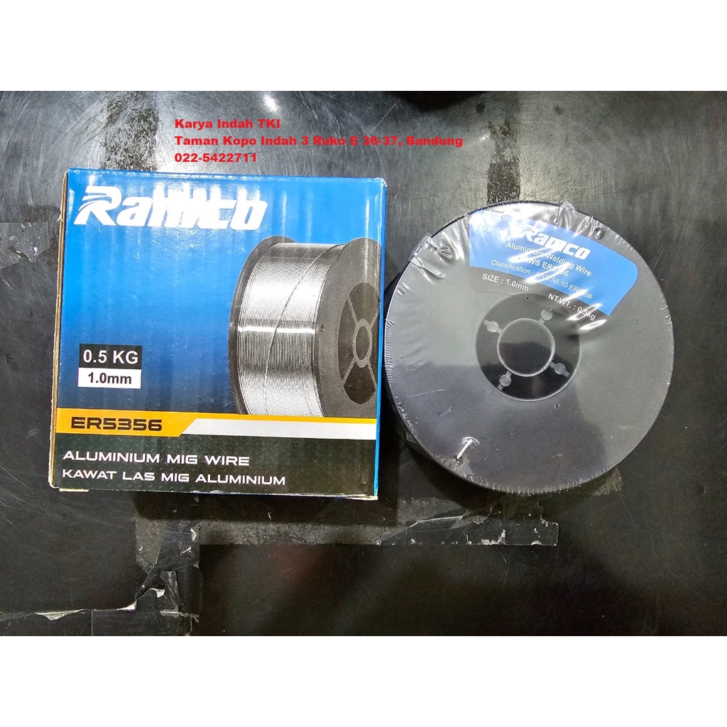 Kawat Las Ramco MIG Aluminium ER5356 1mm 0.5kg Alumunium Argon ER 5356