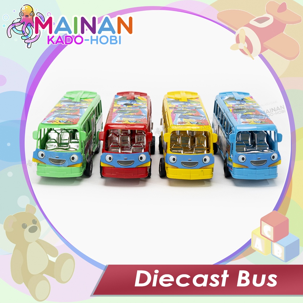 HADIAH ULANG TAHUN ANAK MAINAN MOTORIK DIECAST MOBIL BUS TAYO