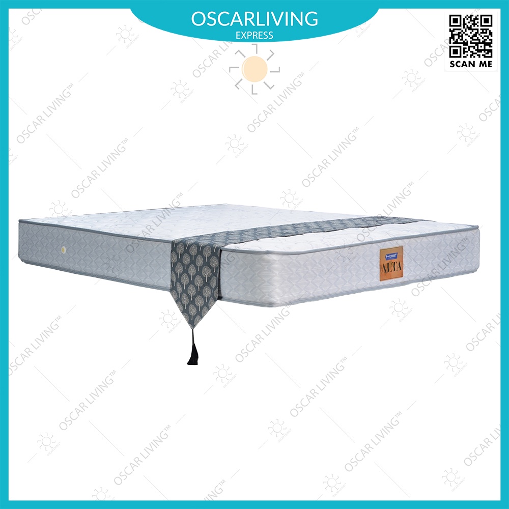 Hommy Alta Kasur Springbed Putih Tebal 26 Cm [Mattress Only/Khusus Jabodetabek]