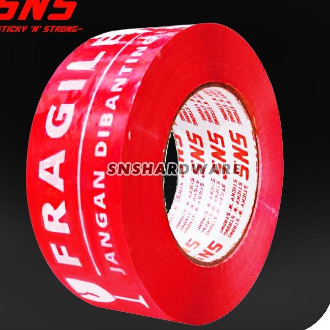 

Stok terbaru LAKBAN FRAGILE MERAH 300 YARD SNS STICKY N STRONG murah