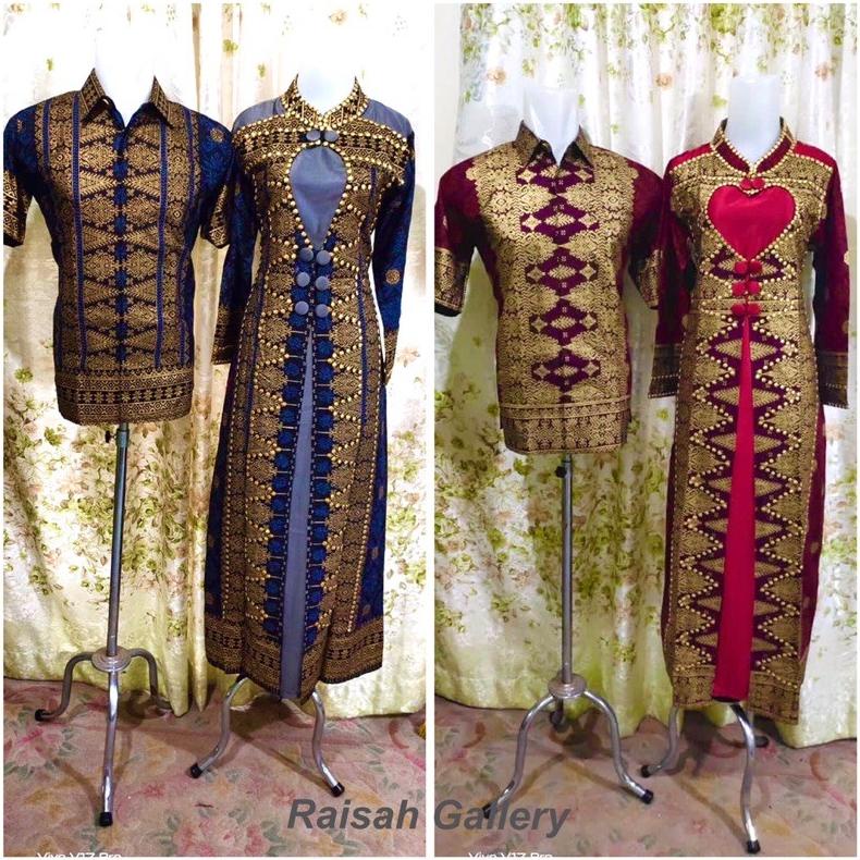 DISKON Gamis Motif Songket Palembang Terbaru Jumbo Baju Songket Wanita Super Jumbo Abaya Songket Pra
