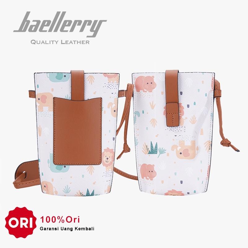 BAELLERRY N8902 Tas Selempang Wanita Tas Handphone Bahan Kulit PU Leather Premium WATCHKITE WKOS