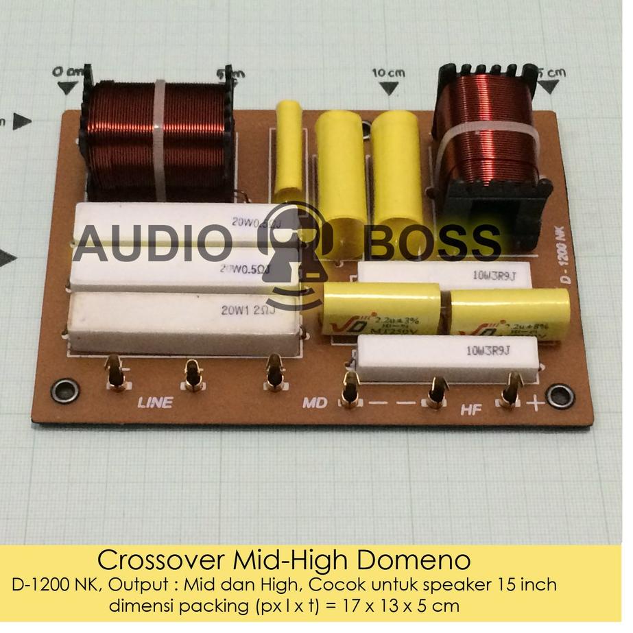 ➼ Crossover Pasif Mid High Domeno - Crossover Output Mid High D-1200 NK ☉