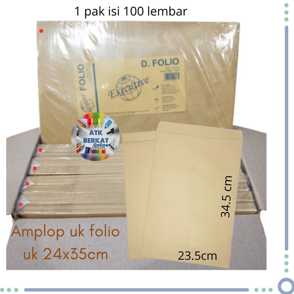 

Ready Siap Kirim Amplop Coklat Folio