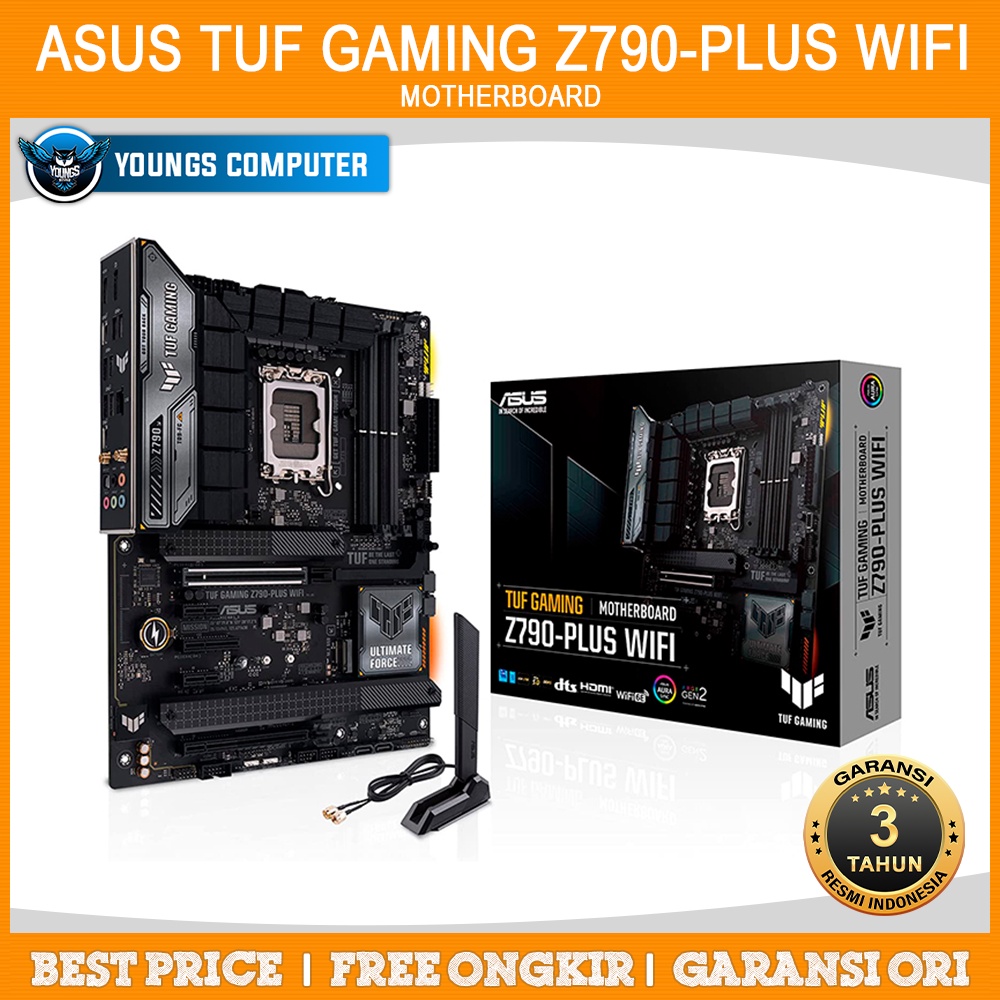 ASUS TUF GAMING Z790-PLUS WIFI DDR5 | Motherboard Intel LGA1700 ATX