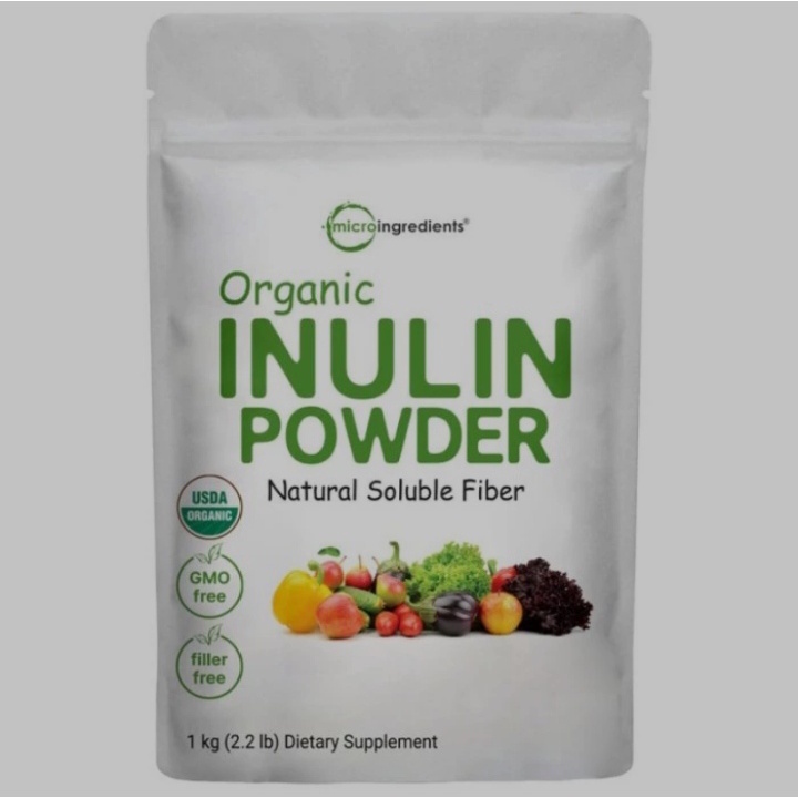 

MICRO INGREDIENTS Organic Inulin Powder (JERUSALEM ARTICHOKE), 1 Kg