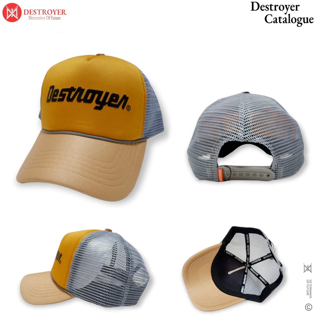 TOPI TRUCKER TOPI JARING HOMEBASEPRIDE DAN DESTROYER