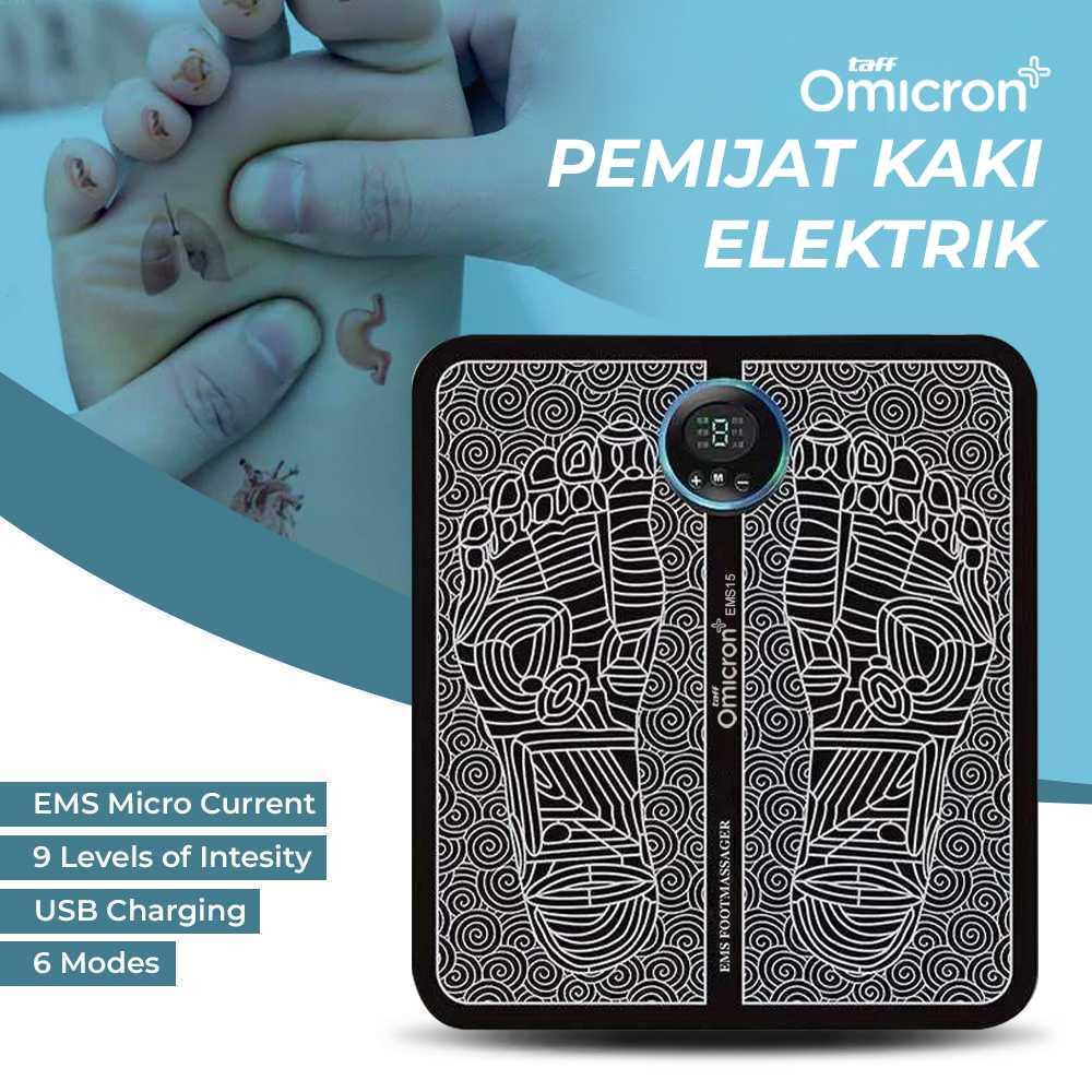 TaffOmicron Pemijat Kaki Elektrik USB Pulse EMS Muscle Massager - EMS15