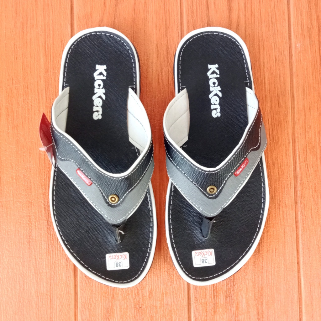 Sandal Pria Dewasa Kickers Jepit Jeans Size 38-43