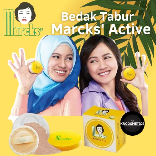 MARCKS' active loose powder Bedak tabur 20 gr