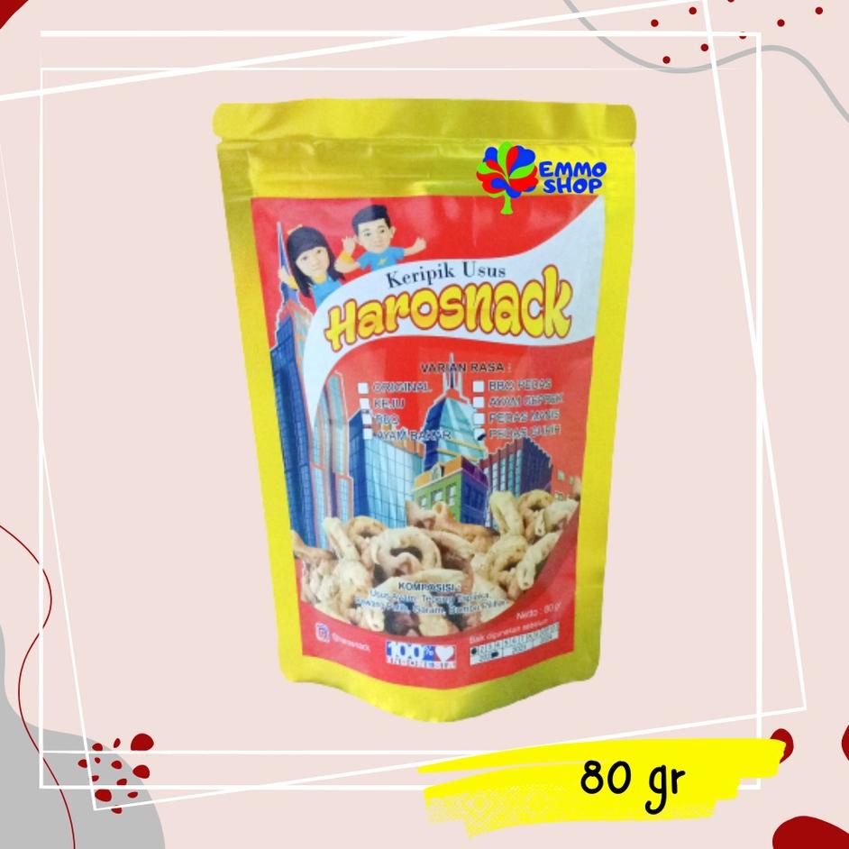 

Ready Stok BELI 5 GRATIS 1 Keripik Usus Ayam 80gr Haro Snack / Kripsus / Kripik Usus Ayam