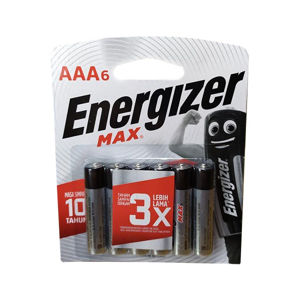 ENERGIZER ALKALINE MAX AAA6 - BATERAI