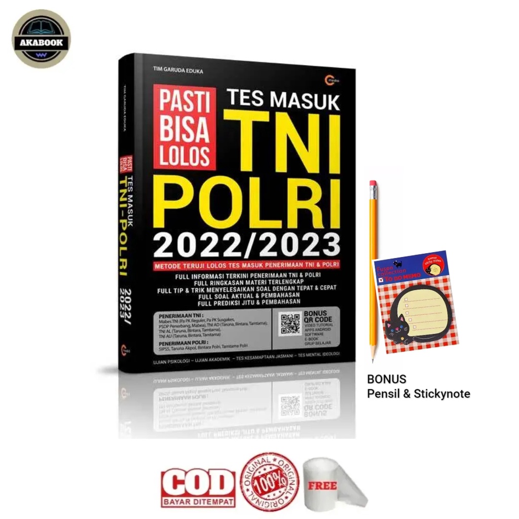 Pasti Bisa Lolos Tni Polri 2022/2023 Buku Tes TNI POLRI 2023