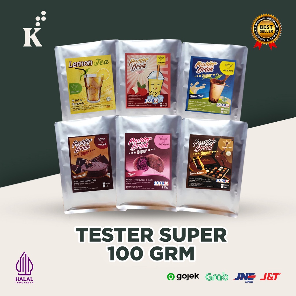 Bubuk Minuman Bubble Drink Berkualitas Javaland TESTER Super