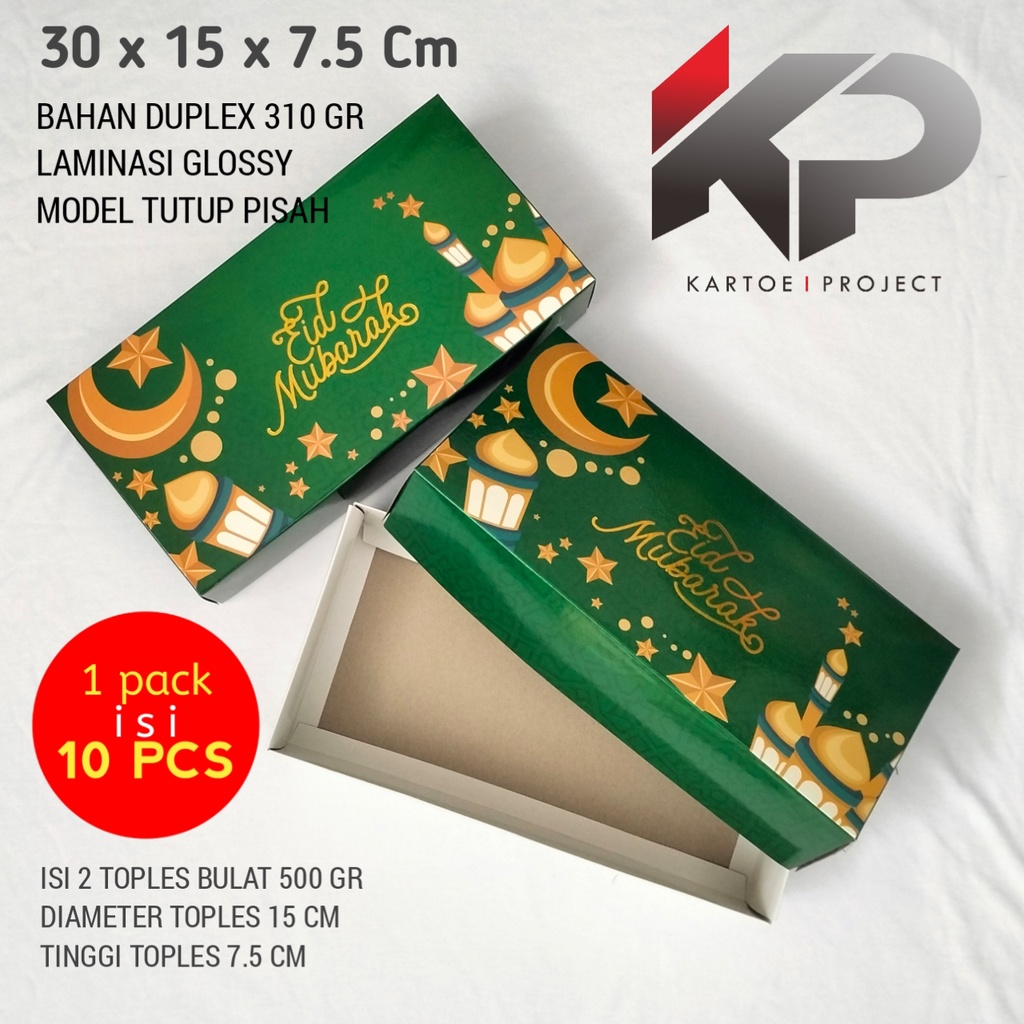 

KEMASAN KUKER IDUL FITRI 500 GR TOPLES BULAT ISI 2 toples