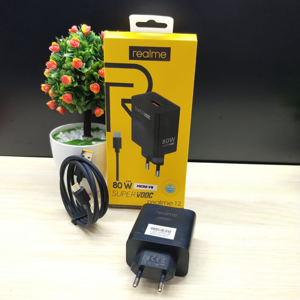 MINIGO Charger Realme 12 80w For Android dan Type c Casan Realme 12 80W micro dan usb C