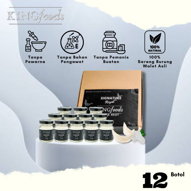 

KINGfoods "SIGNATURE ROYAL+" 1 Box @ 12 botol