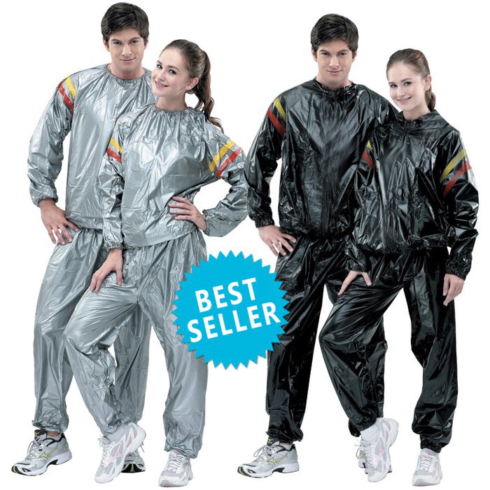 Unistar Sauna Suit Unisex / Stelan Sport Baju Pembakar Lemak / Jaket Sliming Suit Memudahkan Olahraga / Sauna Suit Wanita / Sauna Suit Pria / Sauna Suit Unisex