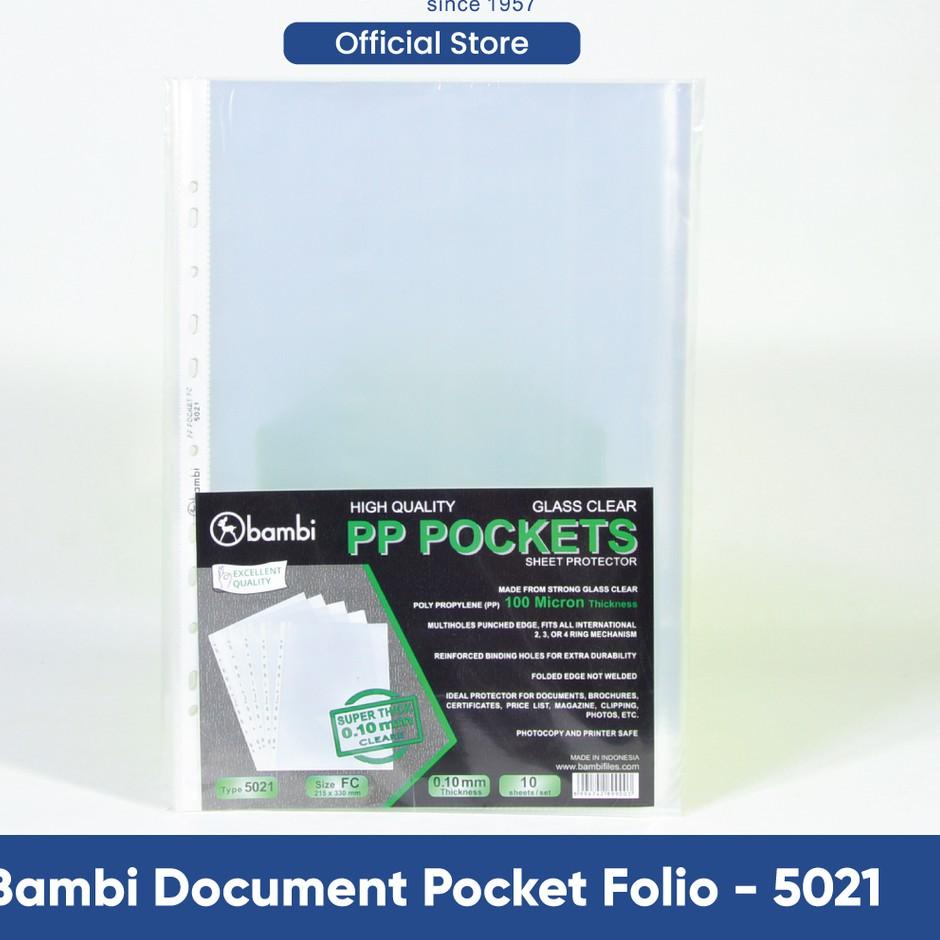 

Produk Trending Bambi Document Pocket Transparant 0.10 mm Folio - 5021