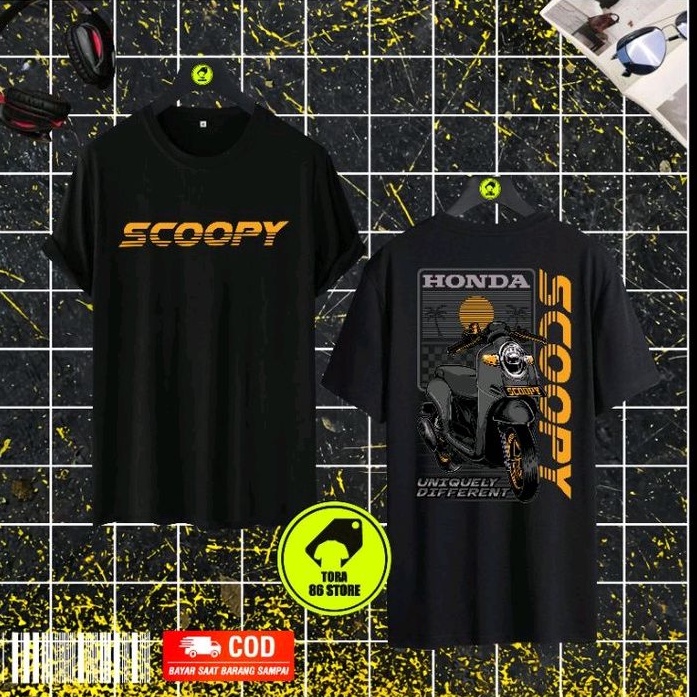 kaos motor scoopy terbaru