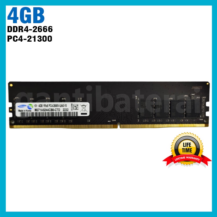 Longdimm Ram PC Komputer 4GB PC4-2666 2667 MHz